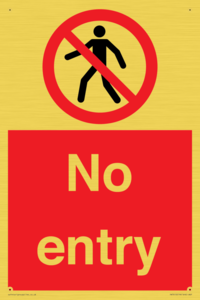 No entry
